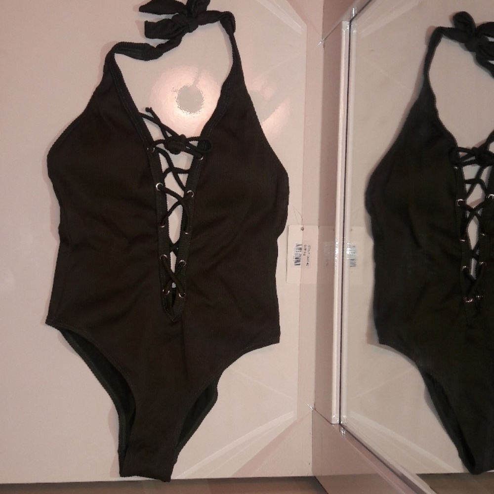 Forest Green Monokini